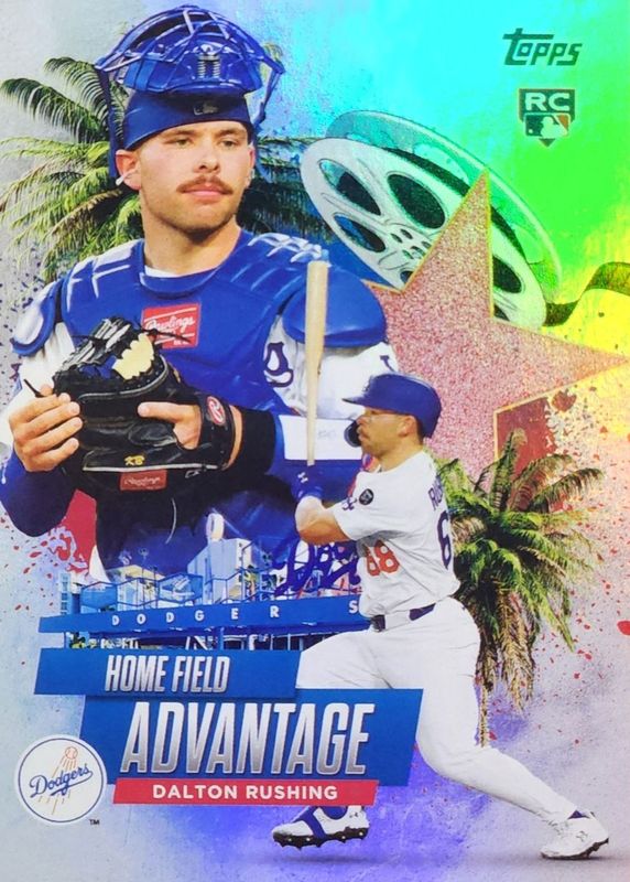 Dalton Rushing 2025 Topps Update #HA-48 Home Field Advantage /(SSP) Rookie RAW