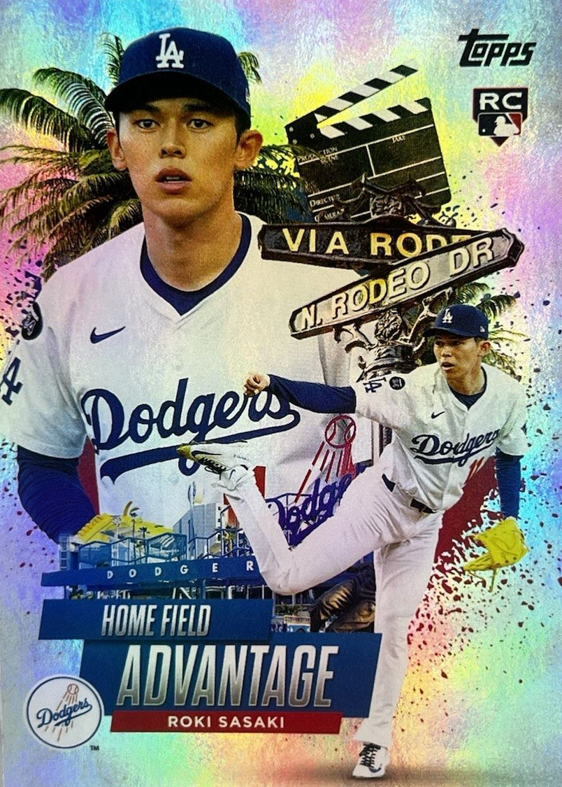Roki Sasaki 2025 Topps Update #HA-41 Home Field Advantage /(SSP
