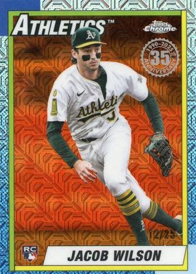 2025 Topps Update Silver Pack #U90C-67 1990 Chrome - Orange Refractor /25