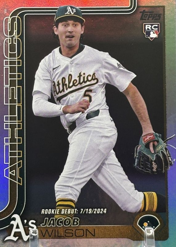 2025 Topps Update #US180 Rookie Debut - Rainbow Foil