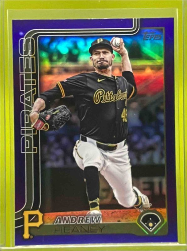 Andrew Heaney 2025 Topps Update #US299 Purple Rainbow Foil /250 RAW