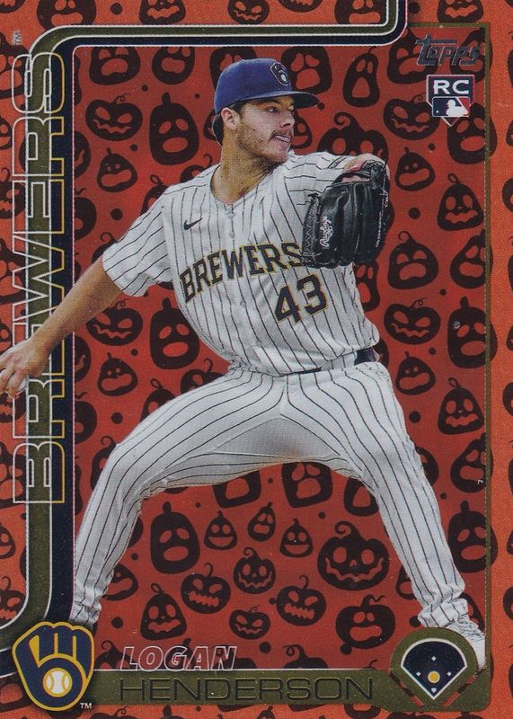 2025 Topps Update #US137 Holiday Jack O'Lantern