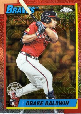2025 Topps Update Silver Pack #U90C-4 1990 Chrome - Gold Refractor /50