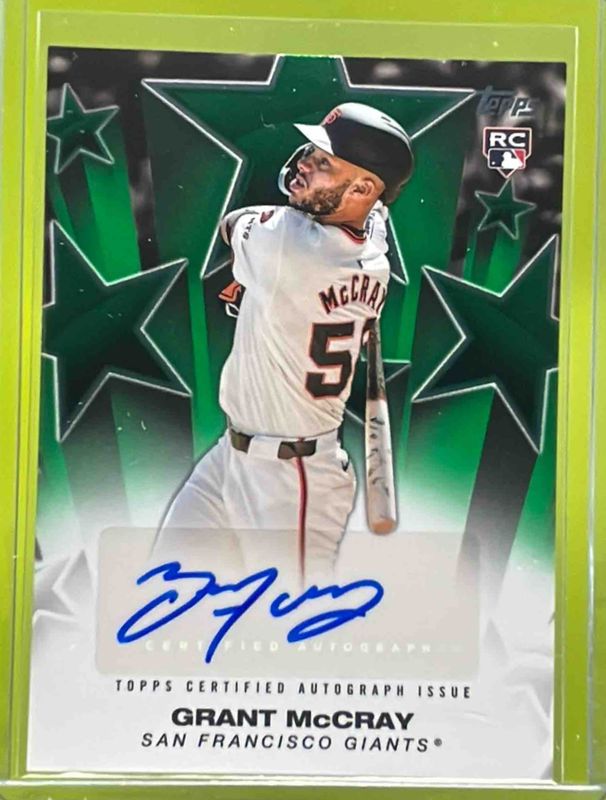 2025 Topps Update #BSAU-GM Baseball Stars Autographs - Green Foil /99