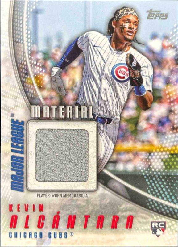 Kevin Alcantara 2025 Topps Update #MMU-KA Major League Material Rookie RAW
