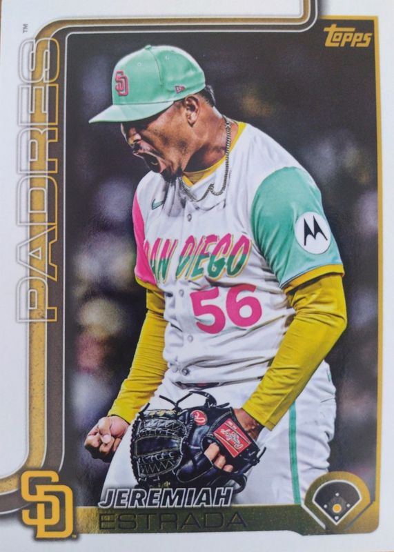 Jeremiah Estrada 2025 Topps Update #US263 Golden Mirror Image 