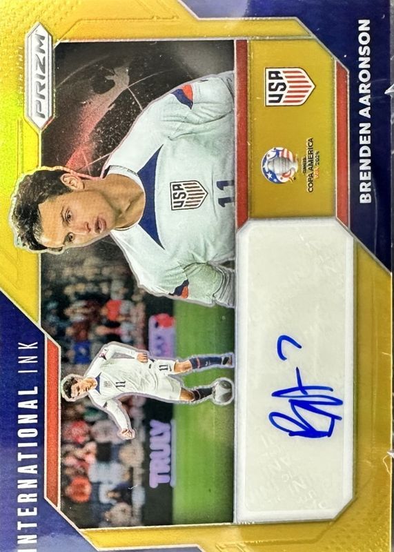 2024 Prizm Copa America #II-BA International Ink - Gold (/10)