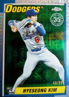 2025 Topps Update Silver Pack #U90C-66 1990 Chrome - Green Refractor /99