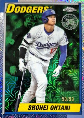 2025 Topps Update Silver Pack #U90C-26 1990 Chrome - Green Refractor /99
