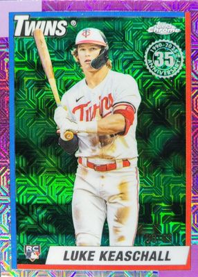 2025 Topps Update Silver Pack #U90C-86 1990 Chrome - Green Refractor /99