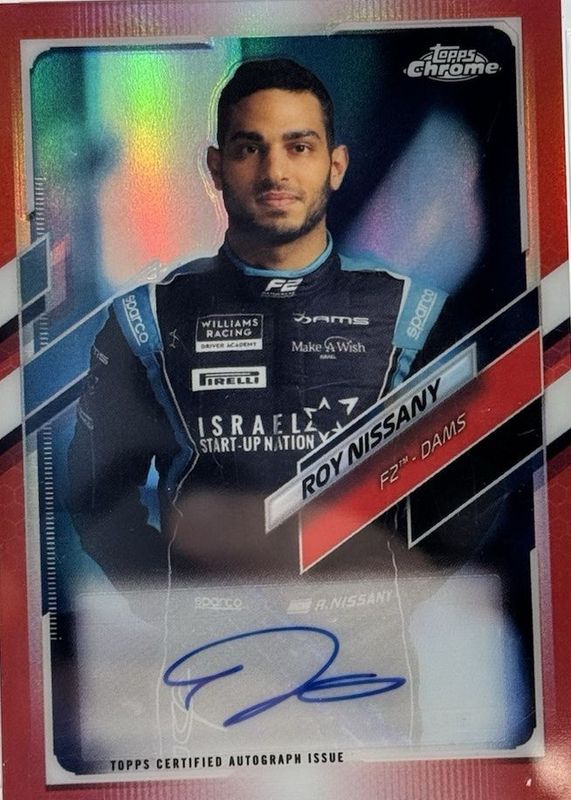 2021 Topps Chrome Formula 1 #CA-RN Autographs - Red Refractor /5