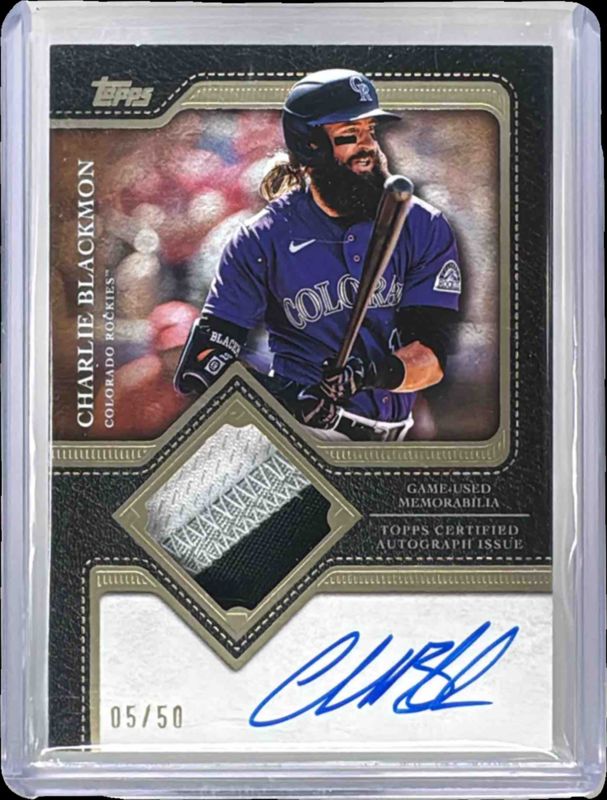 2025 Topps Update #TFAPU-CB Flagship Autographs Patch /50