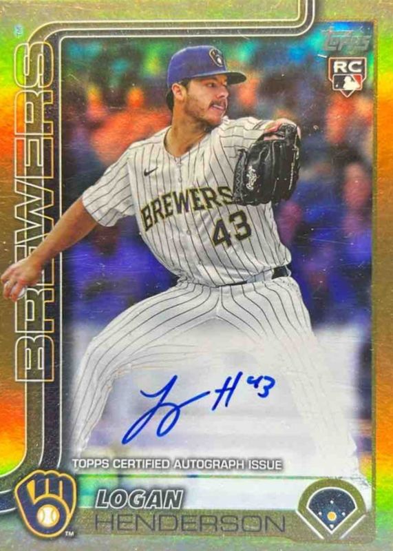 2025 Topps Update #US137 Real One Autographs - Gold Foil /50