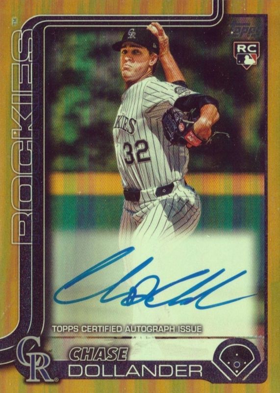 2025 Topps Update #US151 Real One Autographs - Gold Foil /50