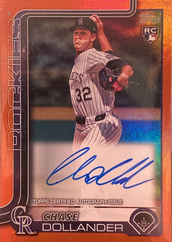 2025 Topps Update #US151 Real One Autographs - Orange Foil /25