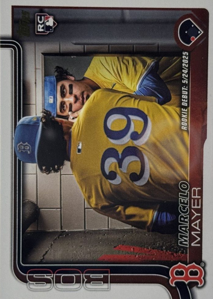 Marcelo Mayer 2025 Topps Update #US276 Rookie Debut - Golden