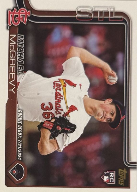 2025 Topps Update #US60 Rookie Debut - Golden Mirror Image Variation /(SSP)