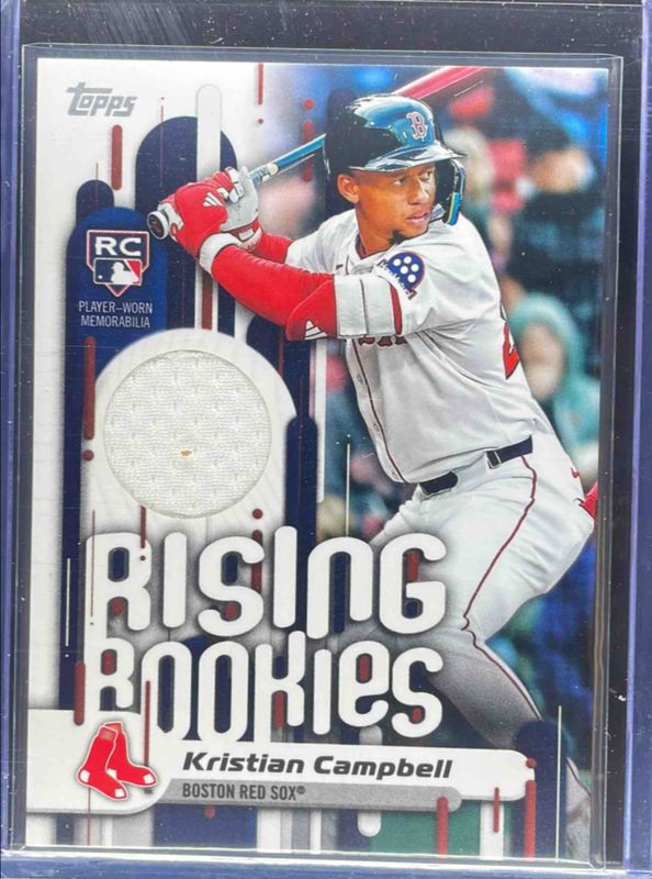 Kristian Campbell 2025 Topps Update #RRR-KC Rising Rookie Relics RAW