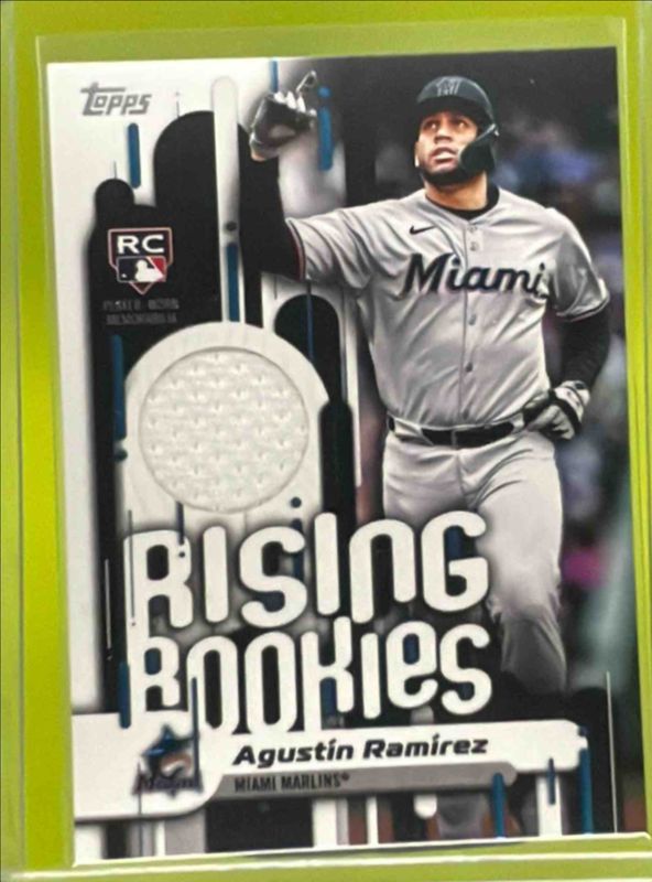 Agustin Ramirez 2025 Topps Update #RRR-AGU Rising Rookie Relics RAW