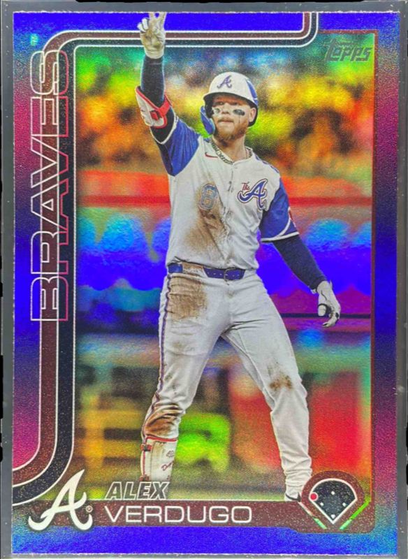 Alex Verdugo 2025 Topps Update #US4 Purple Holo Foil /250 RAW