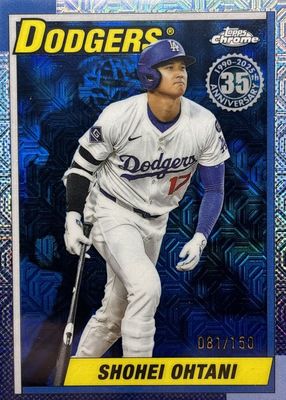 2025 Topps Update Silver Pack #U90C-26 1990 Chrome - Blue Refractor /150