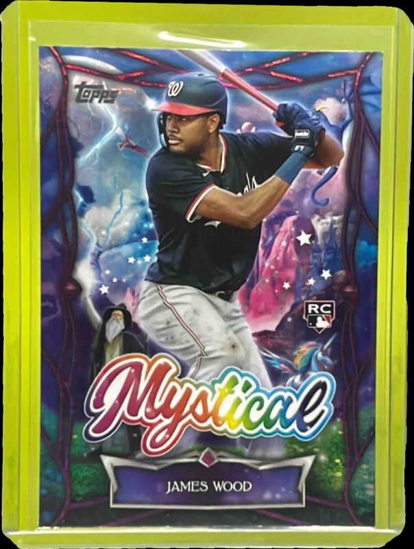 James Wood 2025 Topps Update #MYS-1 Mystical Rookie RAW