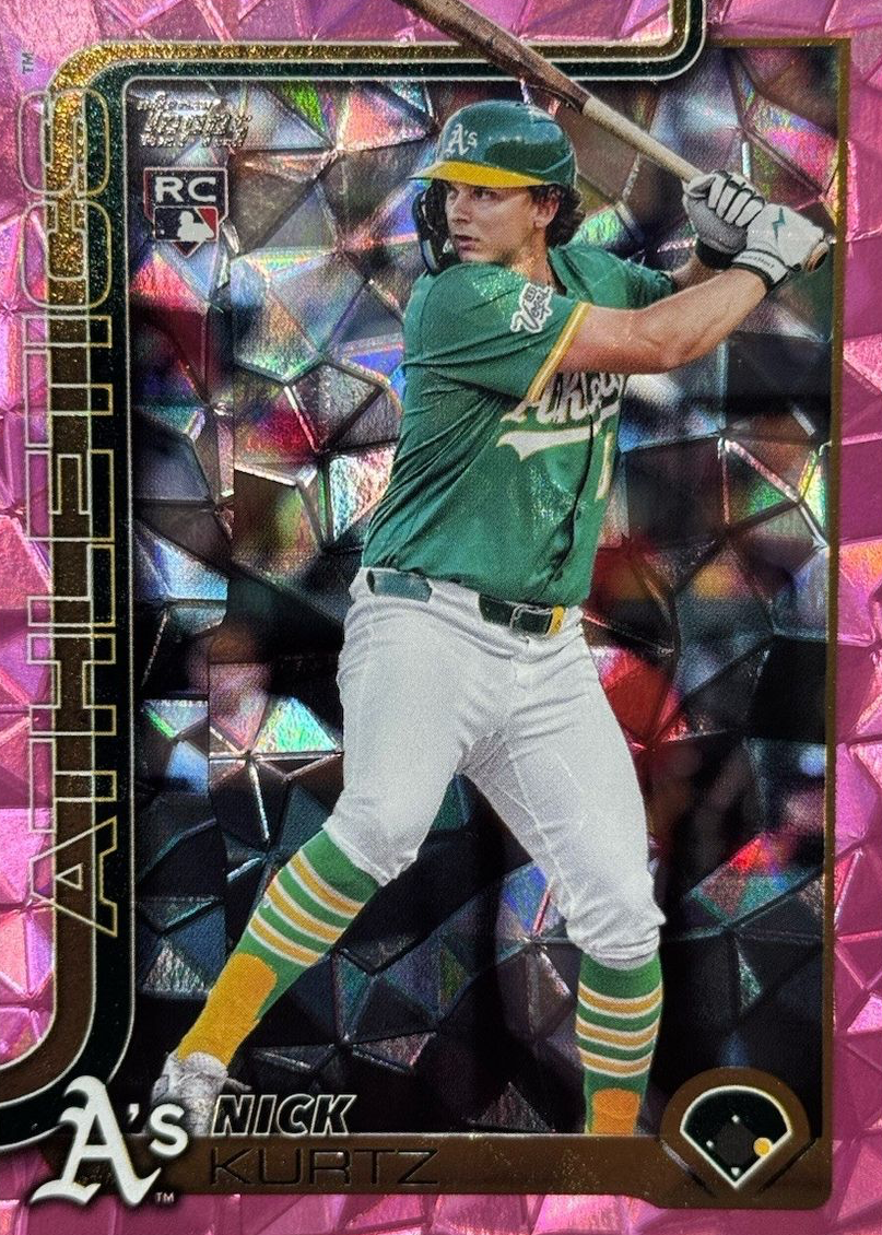 Nick Kurtz 2025 Topps Update #US201 Pink Diamante Foil Price Guide