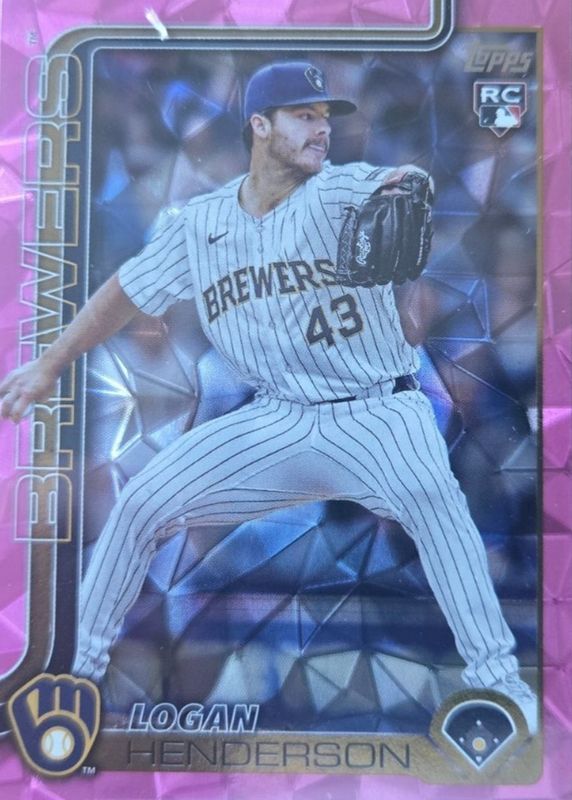2025 Topps Update #US137 Pink Diamante Foil