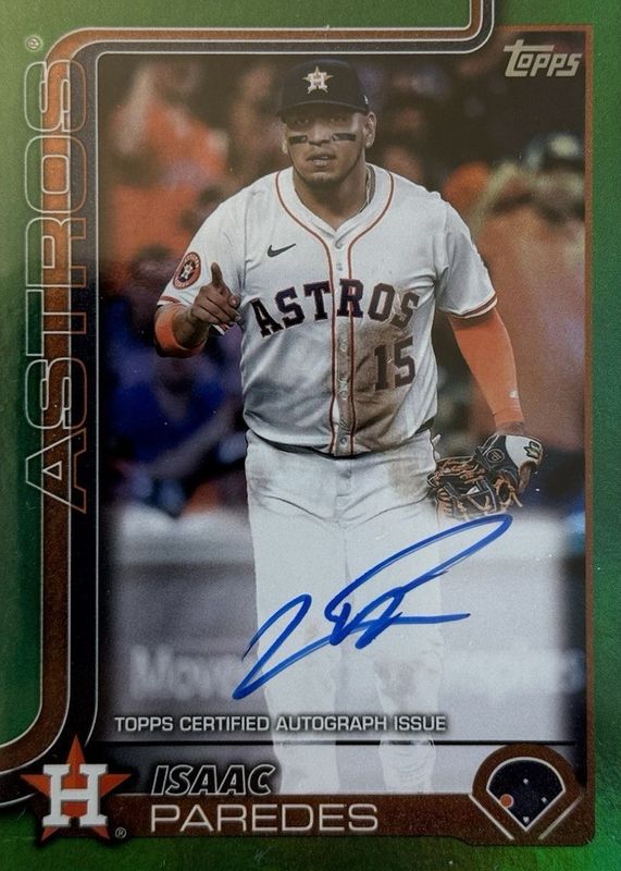 2025 Topps Update #US195 Real One Autographs - Green Foil /99