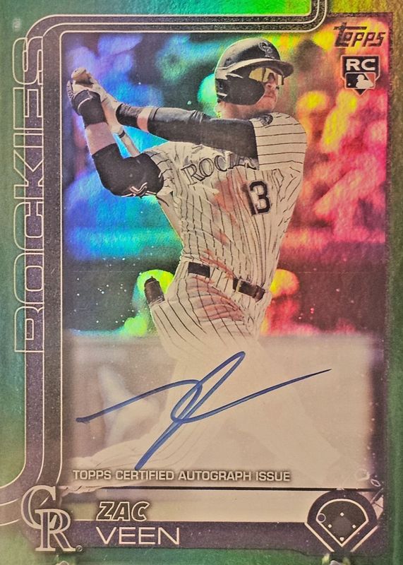 2025 Topps Update #US286 Real One Autographs - Green Foil /99