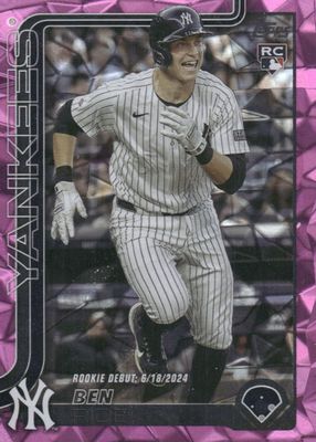 2025 Topps Update #US25 Rookie Debut - Pink Diamante Foil