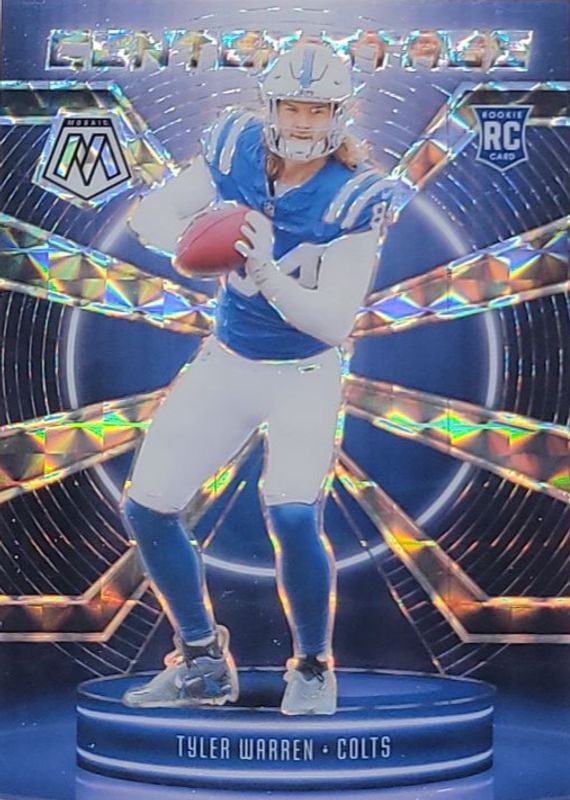 Tyler Warren 2025 Mosaic #10 Center Stage - Mosaic Rookie RAW