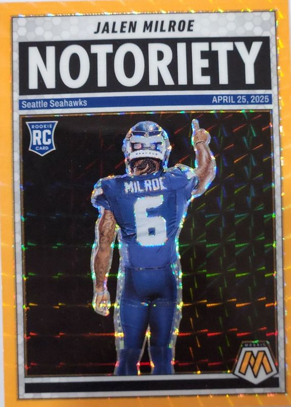 2025 Mosaic #15 Notoriety - Orange Fluorescent