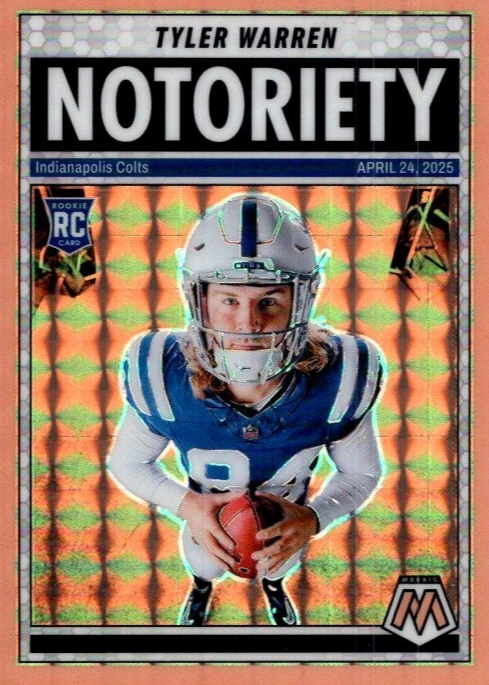 Tyler Warren 2025 Mosaic #25 Notoriety - Orange Fluorescent Price