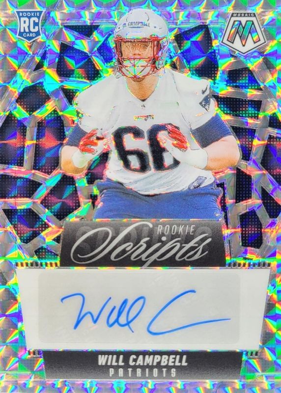 2025 Mosaic #RS-WCL Rookie Scripts