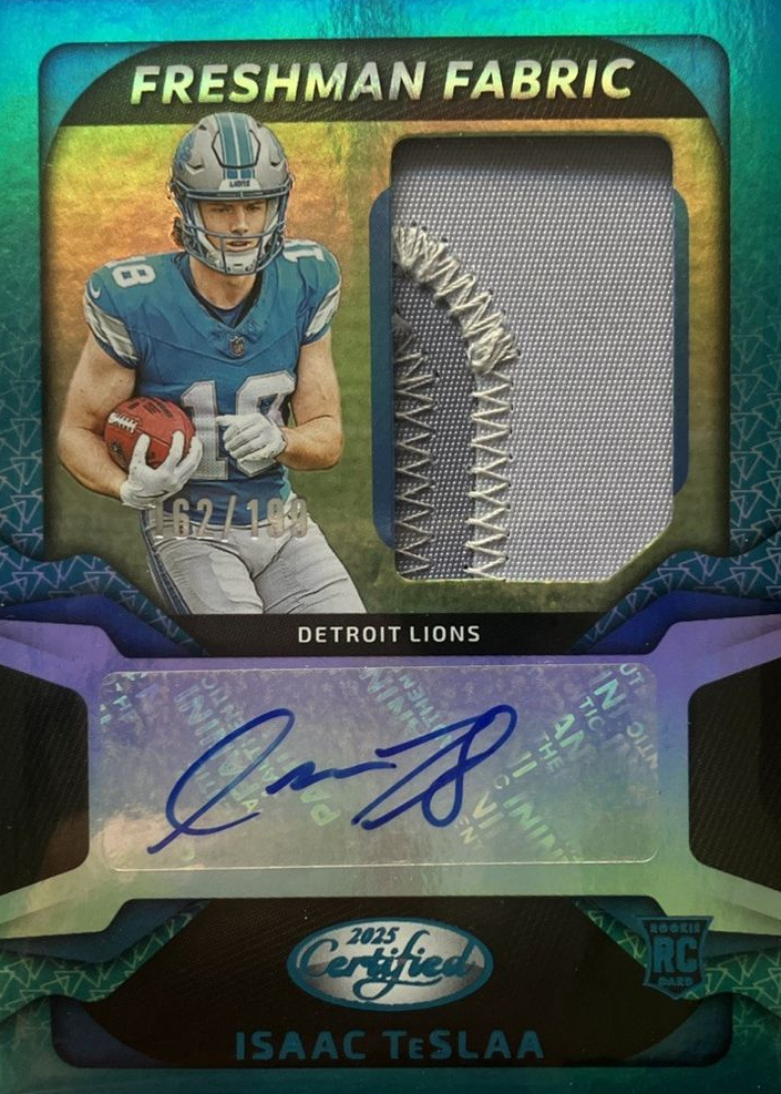 Isaac TeSlaa Football Cards Price Guide - Sports Card Investor