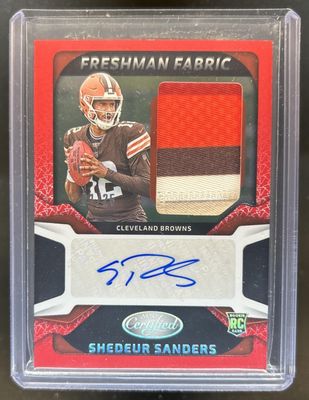 2025 Certified #FBC-SSS Freshman Fabric Signatures - Red Etch /25