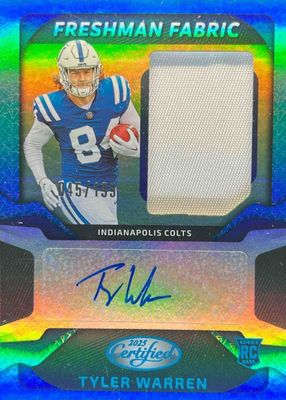 2025 Certified #FBC-TWN Freshman Fabric Signatures - Mirror Teal /199