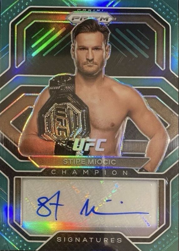 2021 Prizm UFC #CS-SMC Champion Signatures - Green