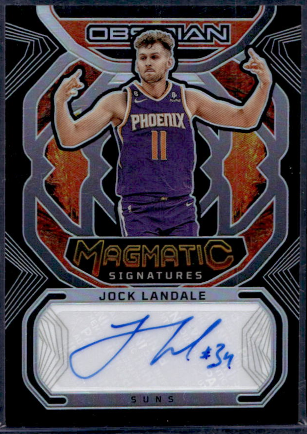 Jock Landale 2022 Obsidian #MS-JLP Magmatic Signatures /149 Price Guide ...