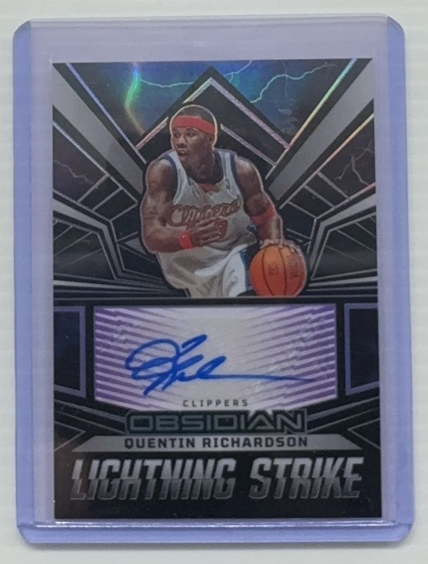 2022 Obsidian #LS-QCR Lightning Strike Signatures - Electric Etch Purple /75