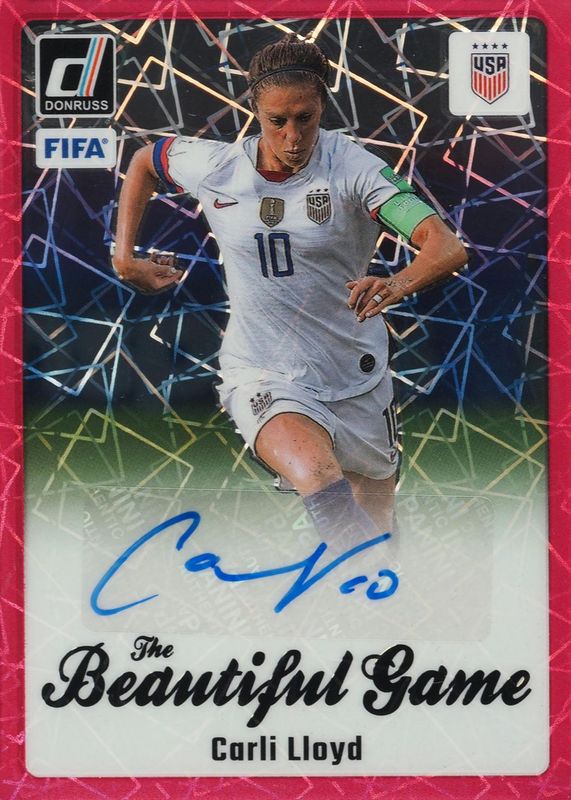 2023 Donruss #BG-CL The Beautiful Game Autographs - Pink Velocity