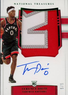 2019 National Treasures #147 Rookie Patch Auto - Emerald /5