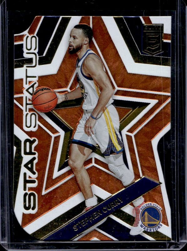 Stephen Curry 2022 Elite #8 Star Status - Orange Die-Cut RAW