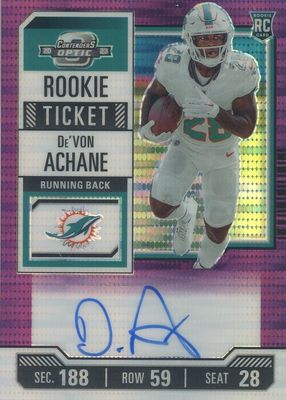2023 Contenders Optic #109 Rookie Ticket Auto - Purple Pulsar /21