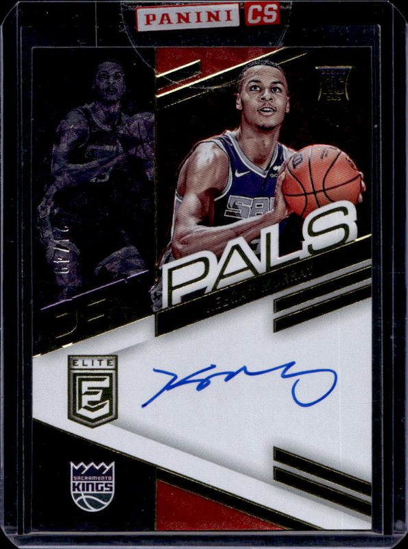 Keegan Murray 2022 Elite #PP-KMR Pen Pals - Red /49 Rookie RAW