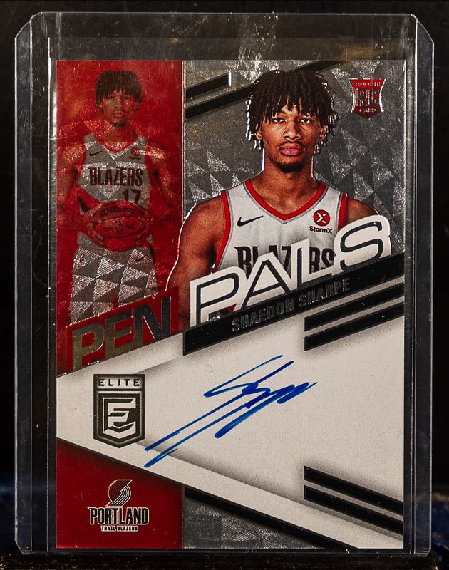 Shaedon Sharpe 2022 Elite #PP-SHS Pen Pals Rookie RAW
