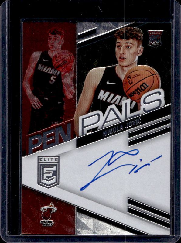 Nikola Jovic 2022 Elite #PP-NKJ Pen Pals Rookie RAW