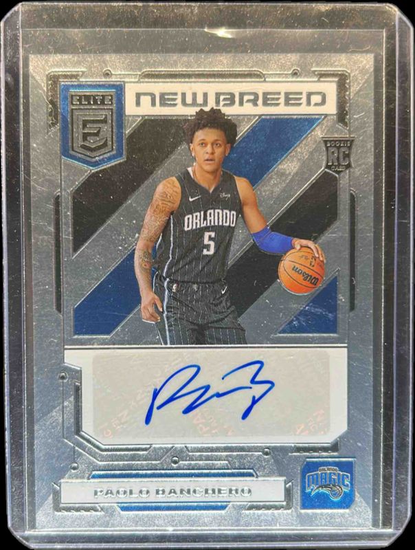 Paolo Banchero 2022 Elite #NB-PCH New Breed Autographs Rookie RAW