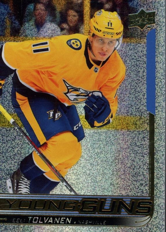 2018 Upper Deck #217 Young Guns - Speckled Rainbow Foil